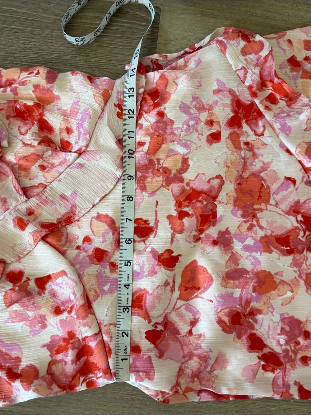 Floral Pink Ruffle Slip Dress - Picture 8 of 9